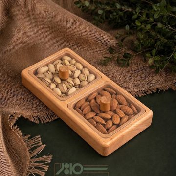 اردو خوری چوبی درب دار 00749