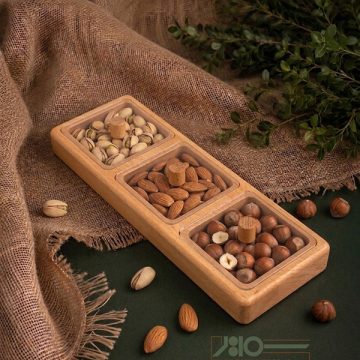 اردو خوری چوبی درب دار 00750